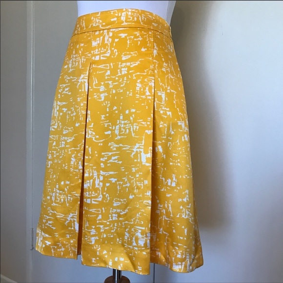 J. Crew Dresses & Skirts - JCrew Collection mustard 100%  silk skirt